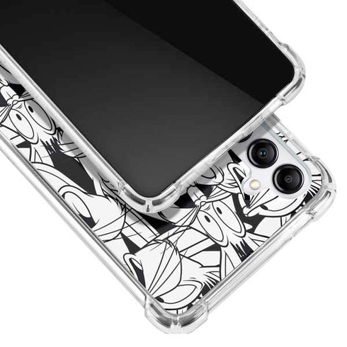 Looney Tunes Bugs Bunny Super Sized Pattern Galaxy A14 5G Clear Case
