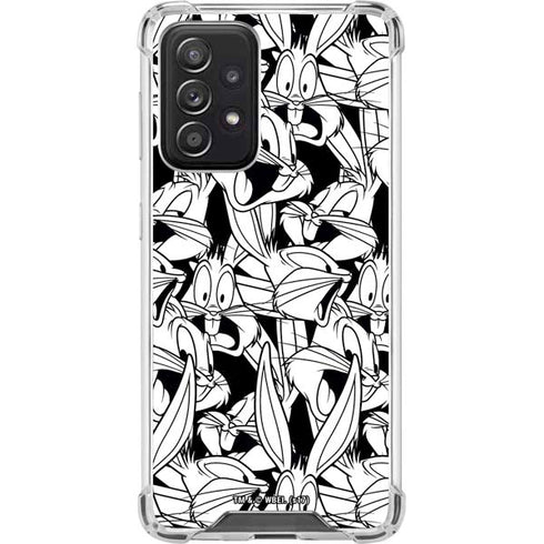 Looney Tunes Bugs Bunny Super Sized Pattern Galaxy A52 5G Clear Case