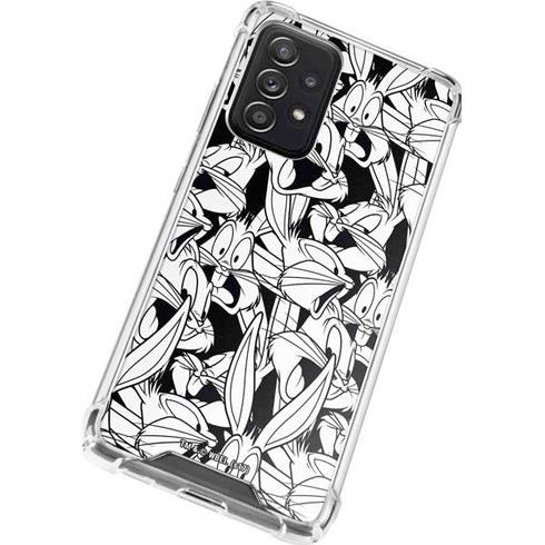Looney Tunes Bugs Bunny Super Sized Pattern Galaxy A52 5G Clear Case