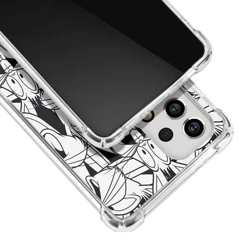 Looney Tunes Bugs Bunny Super Sized Pattern Galaxy A53 5G Clear Case