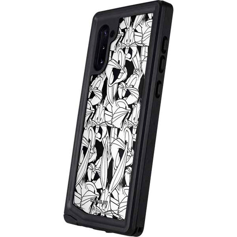 Looney Tunes Bugs Bunny Super Sized Pattern Galaxy Note 10 Waterproof Case