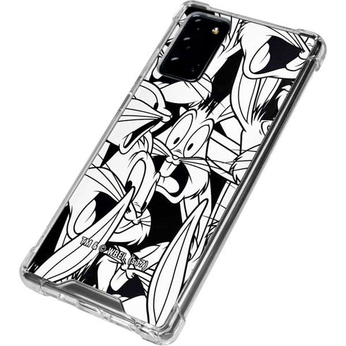 Looney Tunes Bugs Bunny Super Sized Pattern Galaxy Note20 5G Clear Case