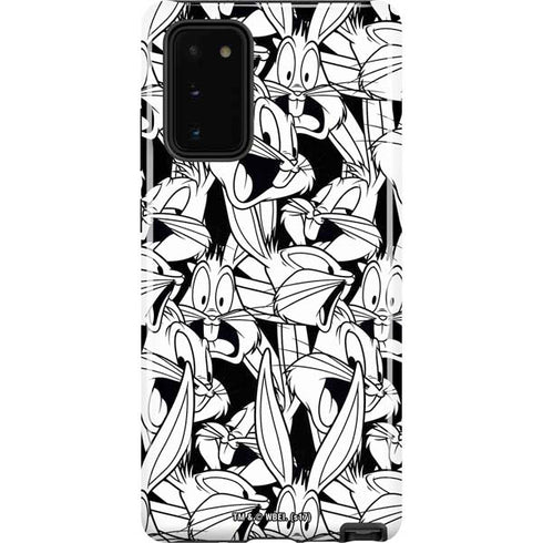 Looney Tunes Bugs Bunny Super Sized Pattern Galaxy Note20 5G Pro Case