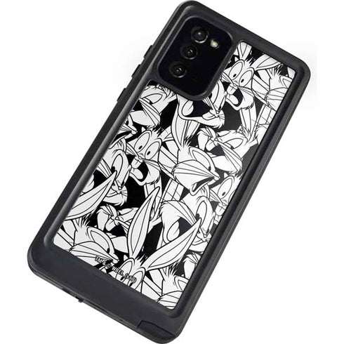 Looney Tunes Bugs Bunny Super Sized Pattern Galaxy Note20 5G Waterproof Case