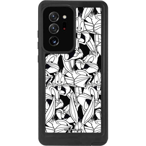 Looney Tunes Bugs Bunny Super Sized Pattern Galaxy Note20 Ultra 5G Waterproof Case