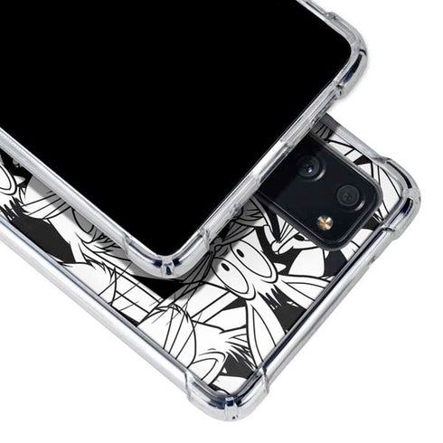 Looney Tunes Bugs Bunny Super Sized Pattern Galaxy S20 FE Clear Case