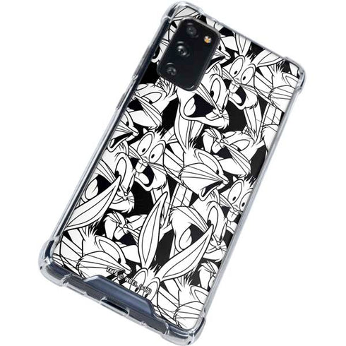 Looney Tunes Bugs Bunny Super Sized Pattern Galaxy S20 FE Clear Case