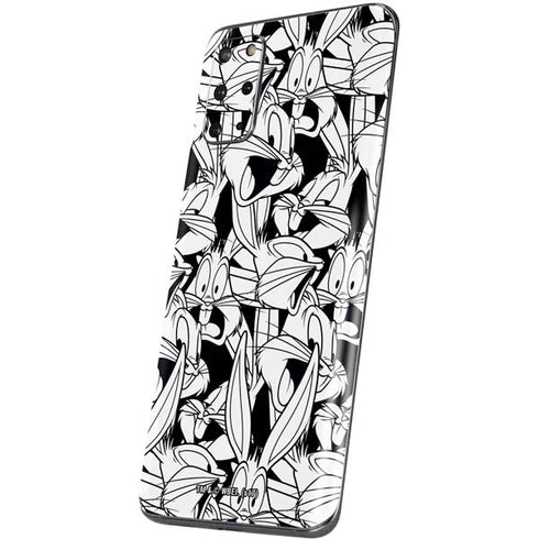 Looney Tunes Bugs Bunny Super Sized Pattern Galaxy S20 Plus Skin
