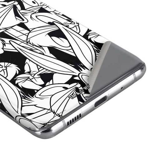Looney Tunes Bugs Bunny Super Sized Pattern Galaxy S20 Plus Skin