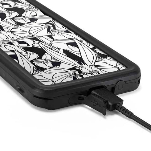 Looney Tunes Bugs Bunny Super Sized Pattern Galaxy S20 Plus Waterproof Case