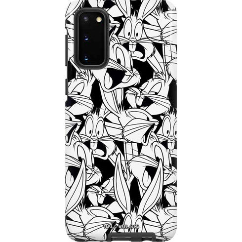 Looney Tunes Bugs Bunny Super Sized Pattern Galaxy S20 Pro Case