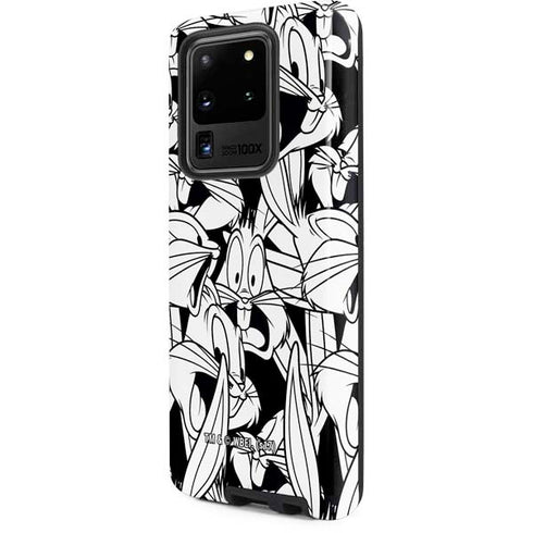 Looney Tunes Bugs Bunny Super Sized Pattern Galaxy S20 Ultra 5G Pro Case