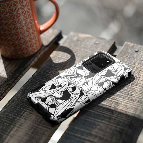 Looney Tunes Bugs Bunny Super Sized Pattern Galaxy S20 Ultra 5G Pro Case