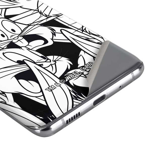 Looney Tunes Bugs Bunny Super Sized Pattern Galaxy S20 Ultra 5G Skin