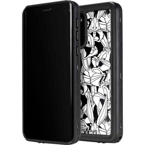 Looney Tunes Bugs Bunny Super Sized Pattern Galaxy S20 Waterproof Case