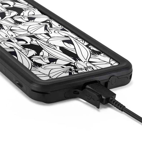 Looney Tunes Bugs Bunny Super Sized Pattern Galaxy S20 Waterproof Case