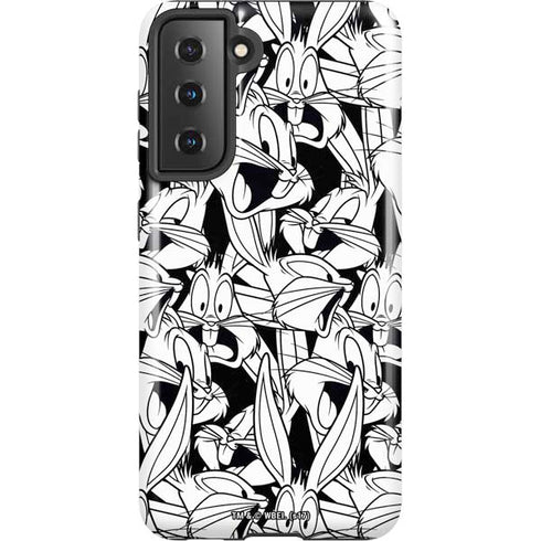 Looney Tunes Bugs Bunny Super Sized Pattern Galaxy S21 5G Pro Case