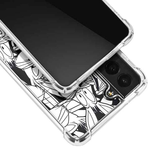 Looney Tunes Bugs Bunny Super Sized Pattern Galaxy S21 Plus 5G Clear Case