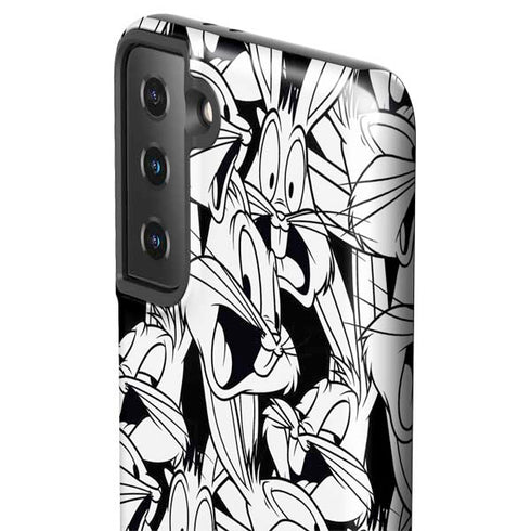 Looney Tunes Bugs Bunny Super Sized Pattern Galaxy S21 Plus 5G Pro Case