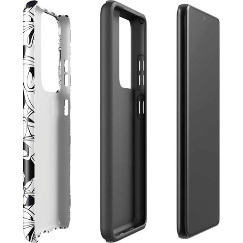 Looney Tunes Bugs Bunny Super Sized Pattern Galaxy S21 Ultra 5G Pro Case