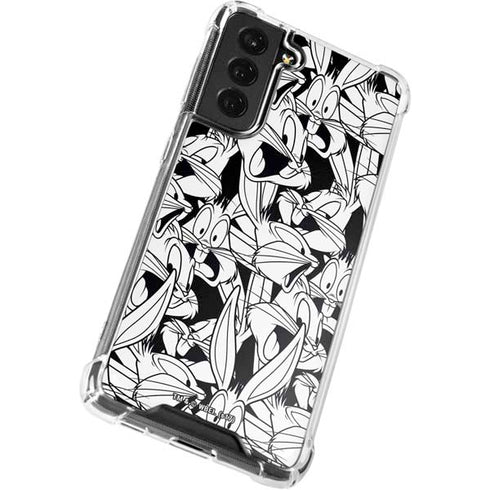 Looney Tunes Bugs Bunny Super Sized Pattern Galaxy S22 Plus Clear Case