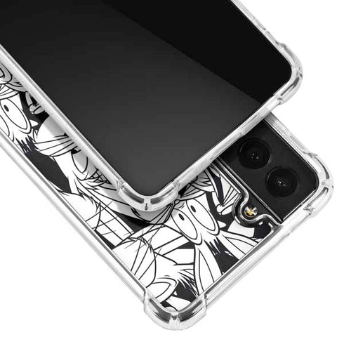 Looney Tunes Bugs Bunny Super Sized Pattern Galaxy S22 Plus Clear Case