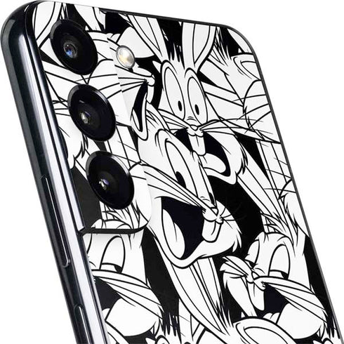 Looney Tunes Bugs Bunny Super Sized Pattern Galaxy S22 Plus Skin