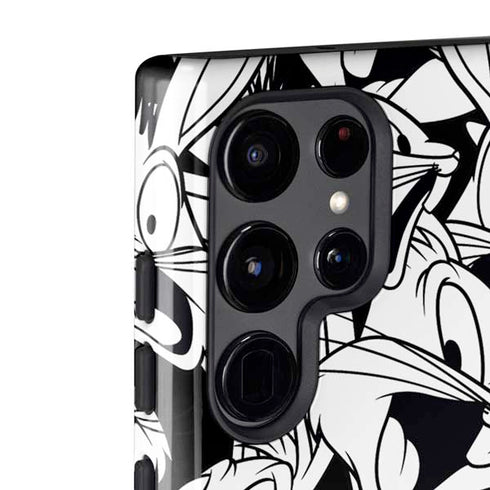 Looney Tunes Bugs Bunny Super Sized Pattern Galaxy S22 Ultra Pro Case
