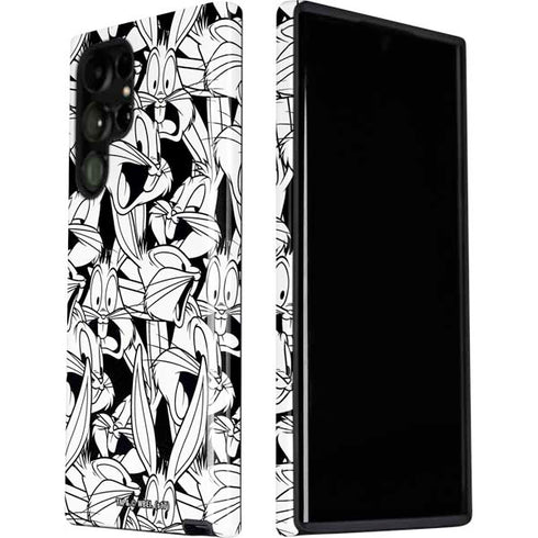Looney Tunes Bugs Bunny Super Sized Pattern Galaxy S22 Ultra Pro Case