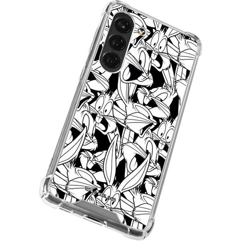 Looney Tunes Bugs Bunny Super Sized Pattern Galaxy S23 Clear Case