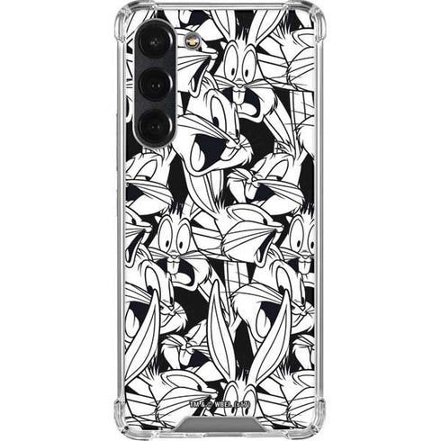 Looney Tunes Bugs Bunny Super Sized Pattern Galaxy S23 Plus Clear Case
