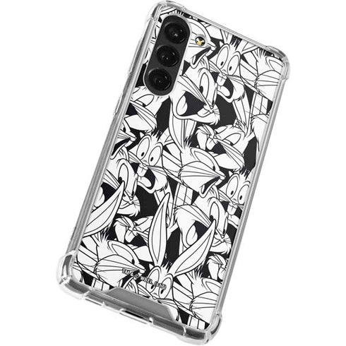 Looney Tunes Bugs Bunny Super Sized Pattern Galaxy S23 Plus Clear Case