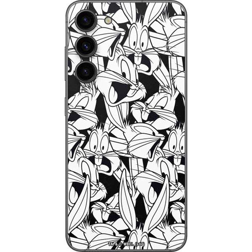 Looney Tunes Bugs Bunny Super Sized Pattern Galaxy S23 Plus Skin