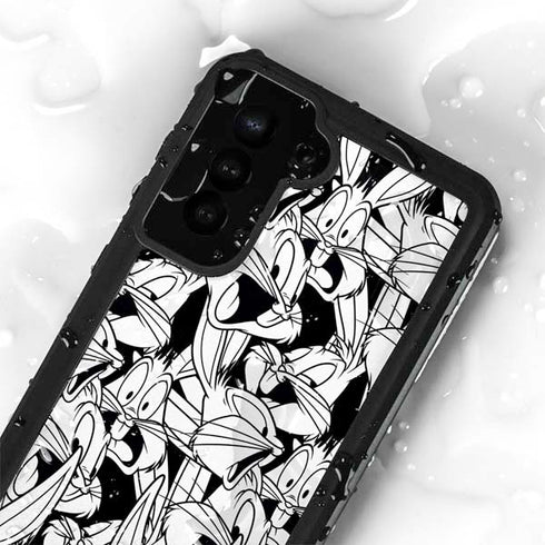 Looney Tunes Bugs Bunny Super Sized Pattern Galaxy S23 Waterproof Case