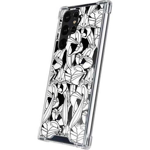 Looney Tunes Bugs Bunny Super Sized Pattern Galaxy S24 Ultra Clear Case