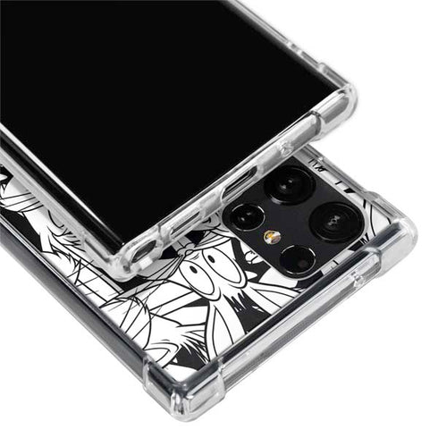 Looney Tunes Bugs Bunny Super Sized Pattern Galaxy S24 Ultra Clear Case