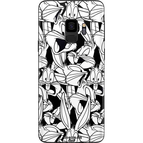 Looney Tunes Bugs Bunny Super Sized Pattern Galaxy S9 Skin