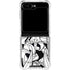 Looney Tunes Bugs Bunny Super Sized Pattern Galaxy Z Flip5 5G Clear Case