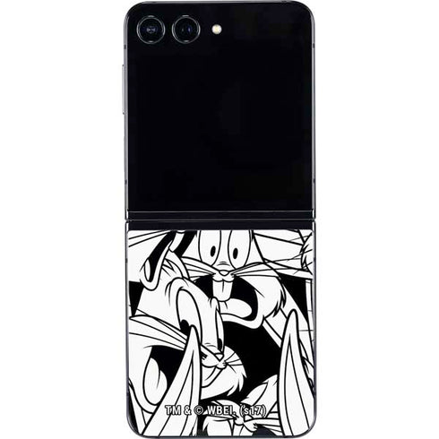 Looney Tunes Bugs Bunny Super Sized Pattern Galaxy Z Flip5 5G Skin
