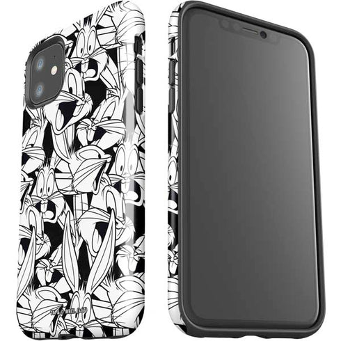 Looney Tunes Bugs Bunny Super Sized Pattern iPhone 11 Impact Case