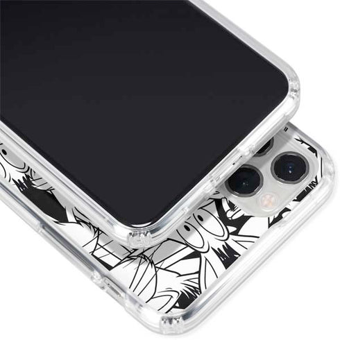 Looney Tunes Bugs Bunny Super Sized Pattern iPhone 11 Pro Clear Case