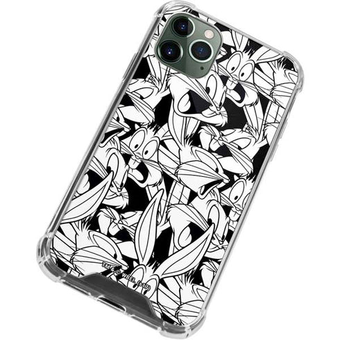 Looney Tunes Bugs Bunny Super Sized Pattern iPhone 11 Pro Max Clear Case