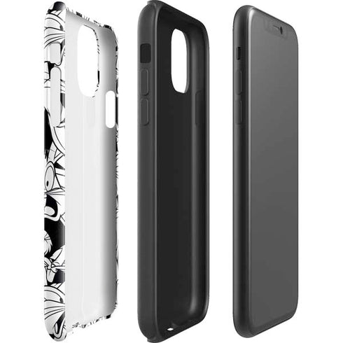 Looney Tunes Bugs Bunny Super Sized Pattern iPhone 11 Pro Max Impact Case