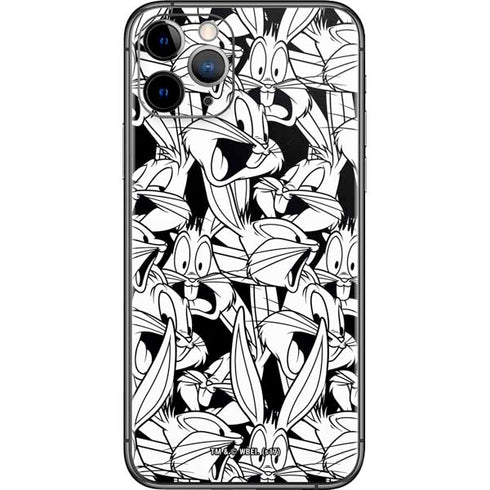 Looney Tunes Bugs Bunny Super Sized Pattern iPhone 11 Pro Skin