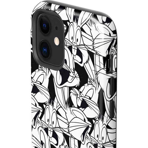 Looney Tunes Bugs Bunny Super Sized Pattern iPhone 12 Impact Case