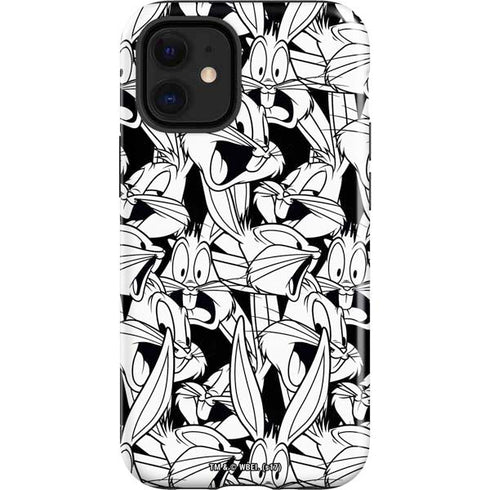 Looney Tunes Bugs Bunny Super Sized Pattern iPhone 12 Mini Impact Case