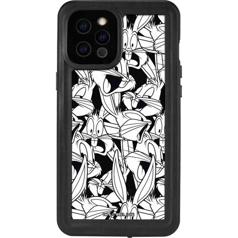 Looney Tunes Bugs Bunny Super Sized Pattern iPhone 12 Pro Max Waterproof Case