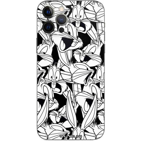 Looney Tunes Bugs Bunny Super Sized Pattern iPhone 12 Pro Skin