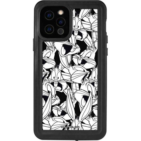 Looney Tunes Bugs Bunny Super Sized Pattern iPhone 12 Pro Waterproof Case