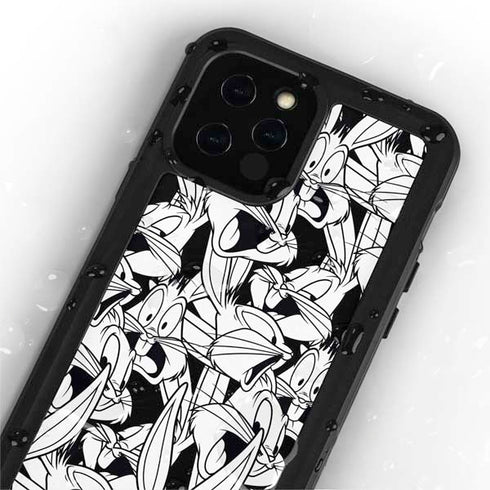 Looney Tunes Bugs Bunny Super Sized Pattern iPhone 12 Pro Waterproof Case